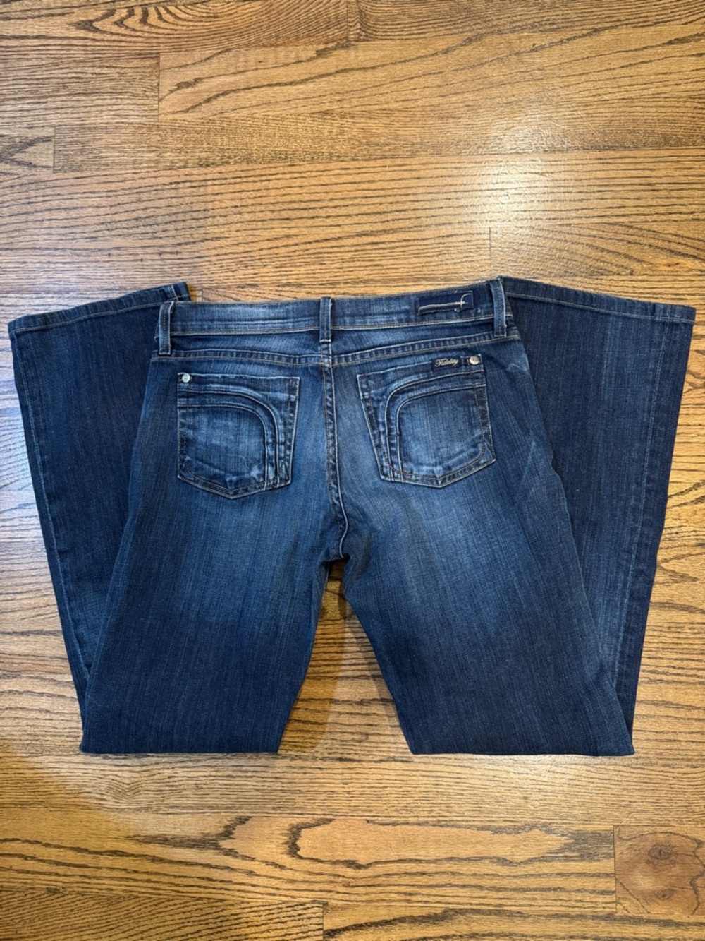 Fidelity Denim Women's Dark Wash Flare Jeans